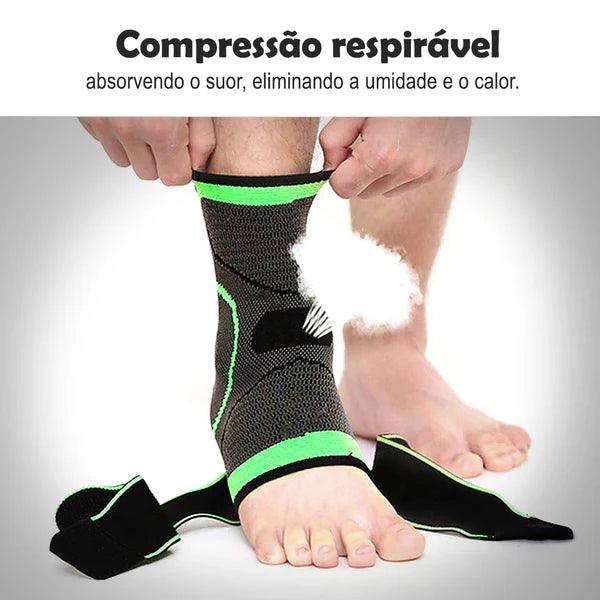 Tornozeleira Ortopédica com Dupla Bandagem