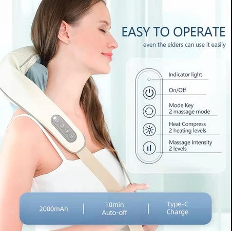 Massageador De Pescoço Shiatsu