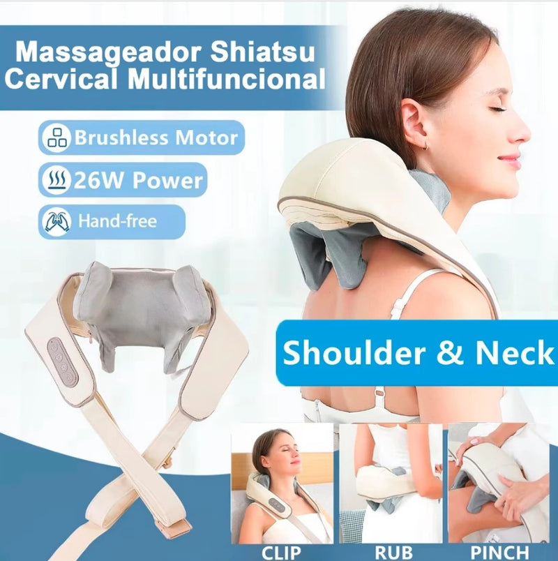 Massageador De Pescoço Shiatsu