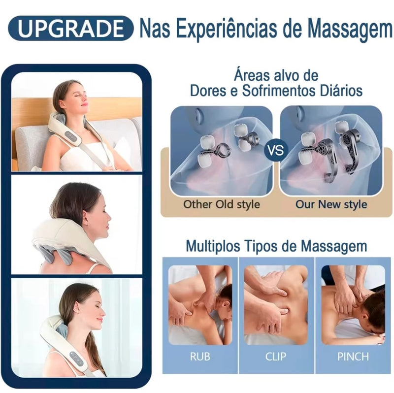 Massageador De Pescoço Shiatsu
