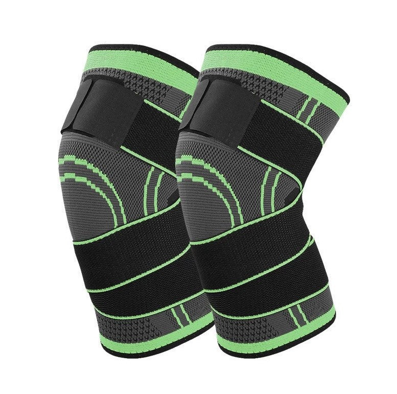 Joelheira Esportiva Elástica de Compressão Unissex - Kit com 02